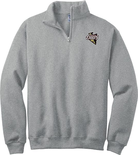 Mercer Chiefs NuBlend 1/4-Zip Cadet Collar Sweatshirt