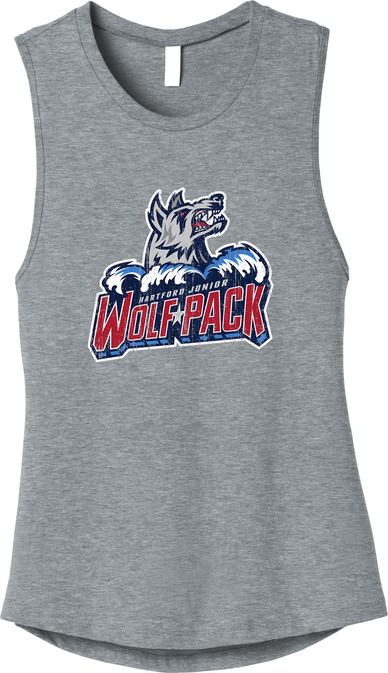 Hartford Jr. Wolfpack Womens Jersey Muscle Tank