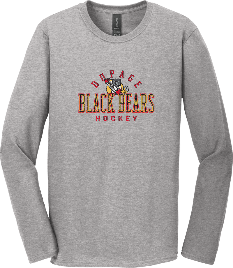 Dupage Black Bears Softstyle Long Sleeve T-Shirt