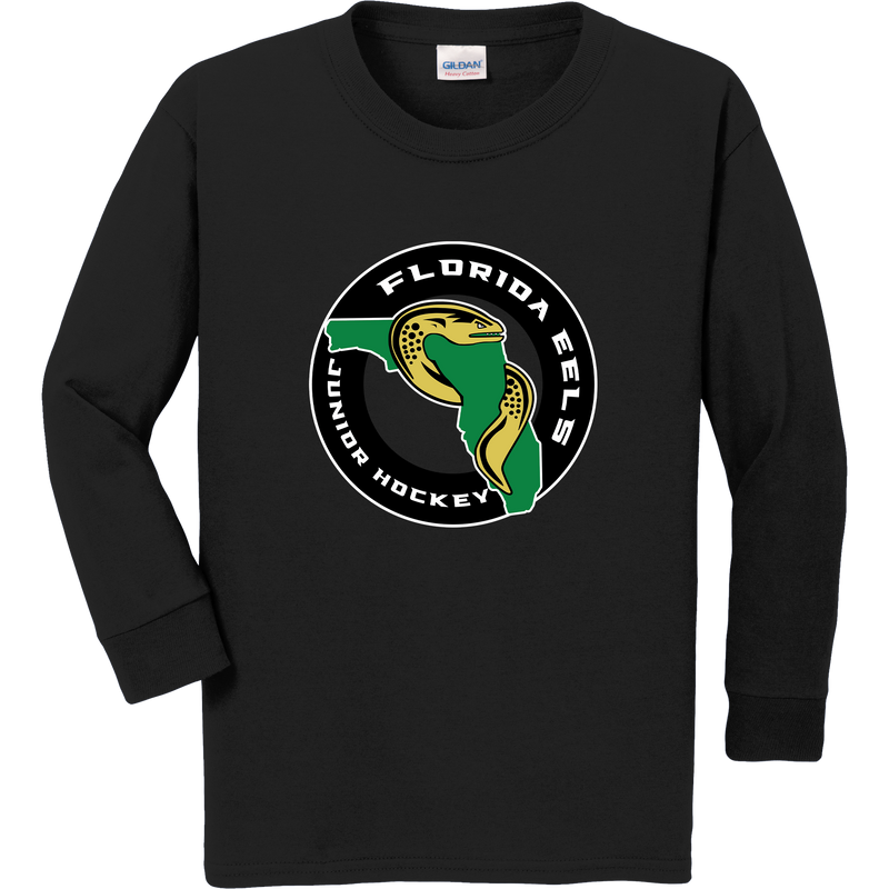 Florida Eels Youth Heavy Cotton Long Sleeve T-Shirt