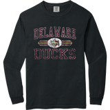 Delaware Ducks Heavyweight Ring Spun Long Sleeve Tee