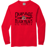 Dupage Black Bears Heavyweight Ring Spun Long Sleeve Tee
