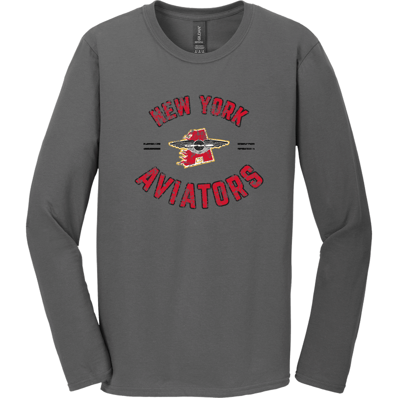 NY Aviators Softstyle Long Sleeve T-Shirt