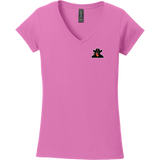Biggby Bandits Softstyle Ladies Fit V-Neck T-Shirt