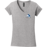 Pittsburgh Huskies Softstyle Ladies Fit V-Neck T-Shirt