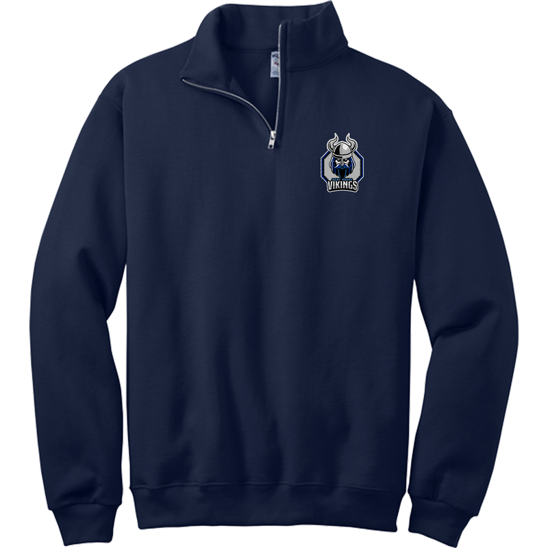 East Coast Vikings (Mens) NuBlend 1/4-Zip Cadet Collar Sweatshirt