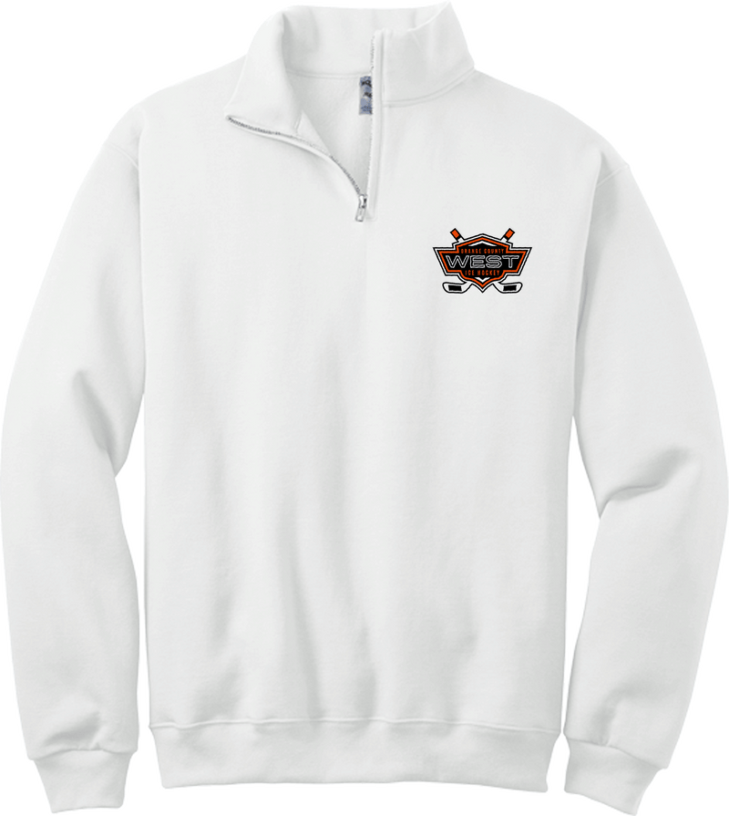 Orange County West NuBlend 1/4-Zip Cadet Collar Sweatshirt