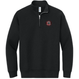 Palmyra Black Knights Youth NuBlend 1/4-Zip Cadet Collar Sweatshirt