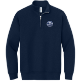 NYC Hockey Club Youth NuBlend 1/4-Zip Cadet Collar Sweatshirt