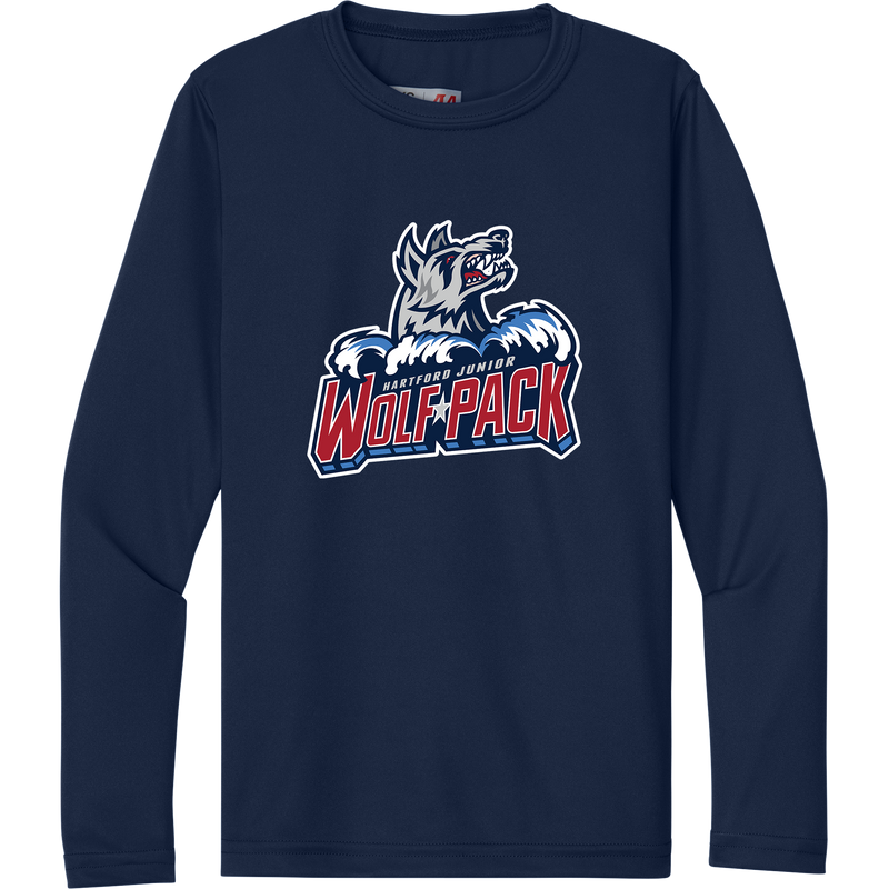 Hartford Jr. Wolfpack Youth Cooling Performance Long Sleeve Tee