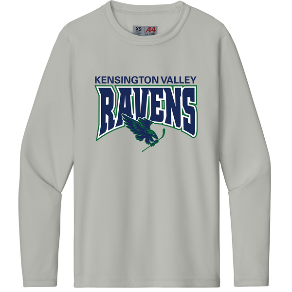 Kensington Valley Ravens Youth Cooling Performance Long Sleeve Tee