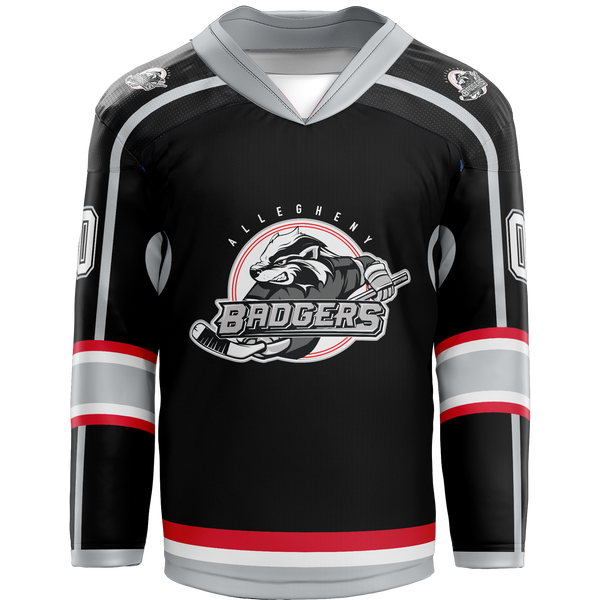 Allegheny Badgers Adult Goalie Sublimated Jersey