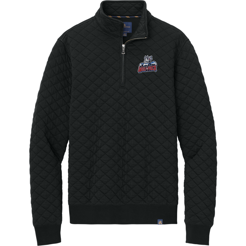 Hartford Jr. Wolfpack Brooks Brothers Diamond Quilt 1/4-Zip