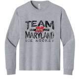 Team Maryland Youth 6-Ounce Heavyweight Long Sleeve Tee