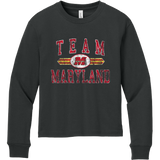 Team Maryland Youth 6-Ounce Heavyweight Long Sleeve Tee
