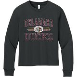 Delaware Ducks Youth 6-Ounce Heavyweight Long Sleeve Tee