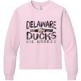 Delaware Ducks Youth 6-Ounce Heavyweight Long Sleeve Tee