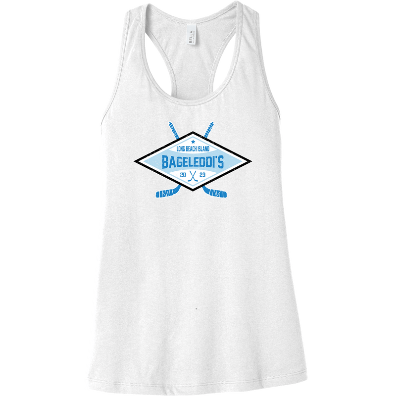 BagelEddi's Womens Jersey Racerback Tank