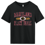Maryland Black Bears Women's 6-Ounce Heavyweight Tee