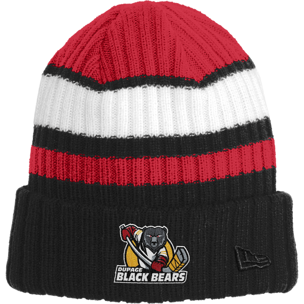 Dupage Black Bears New Era Ribbed Tailgate Beanie