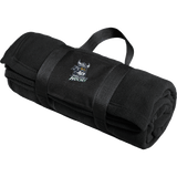 Hard Edge Hockey Fleece Blanket with Carrying Strap