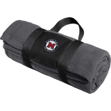 Manalapan Hockey Fleece Blanket with Carrying Strap