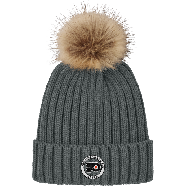Philadelphia Flyers Elite Faux Fur Pom Beanie