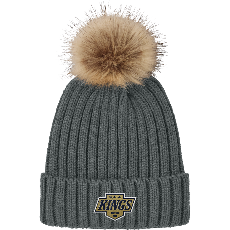 Skylands Kings Faux Fur Pom Beanie