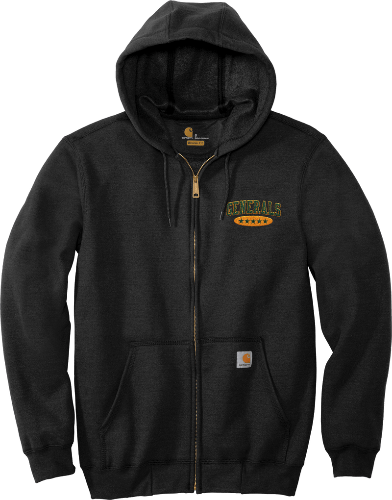 Red Bank Generals Carhartt Midweight Hooded Zip-Front Sweatshirt