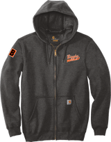 Biggby Coffee AAA Carhartt Midweight Hooded Zip-Front Sweatshirt