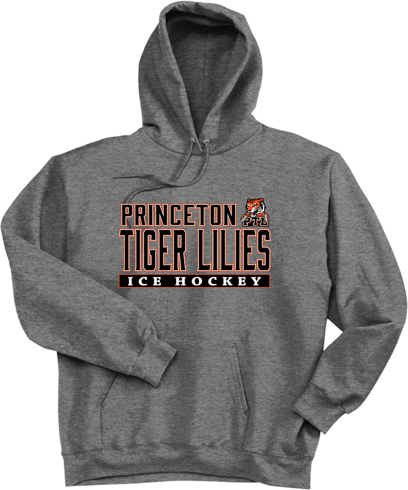 Princeton Tiger Lilies Ultimate Cotton - Pullover Hooded Sweatshirt