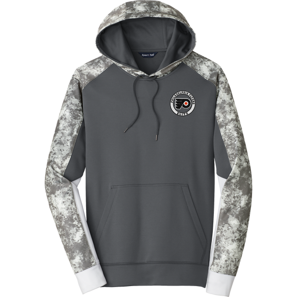 Philadelphia Flyers Elite Sport-Wick Mineral Freeze Fleece Colorblock Hooded Pullover