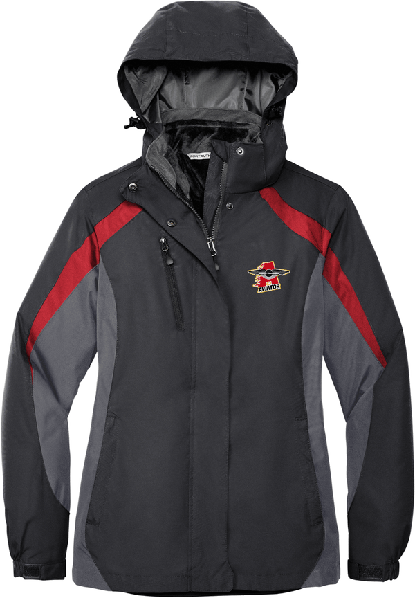 NY Aviators Ladies Colorblock 3-in-1 Jacket