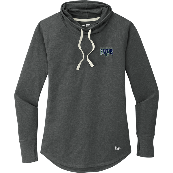 Kensington Valley Ravens New Era Ladies Sueded Cotton Blend Cowl Tee