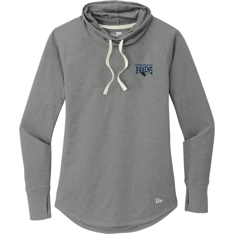 Kensington Valley Ravens New Era Ladies Sueded Cotton Blend Cowl Tee