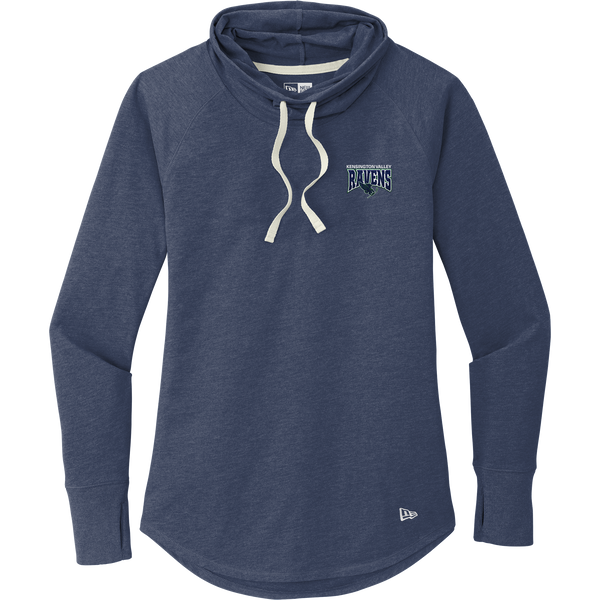 Kensington Valley Ravens New Era Ladies Sueded Cotton Blend Cowl Tee