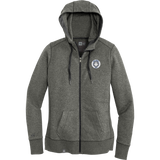NJ Jets New Era Ladies French Terry Full-Zip Hoodie
