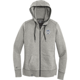NJ Jets New Era Ladies French Terry Full-Zip Hoodie