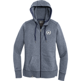 NJ Jets New Era Ladies French Terry Full-Zip Hoodie