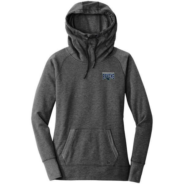 Kensington Valley Ravens New Era Ladies Tri-Blend Fleece Pullover Hoodie
