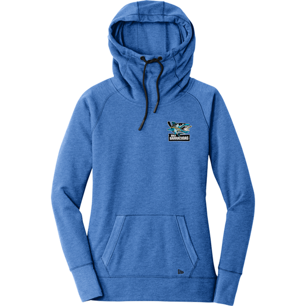 Boca Barracudas New Era Ladies Tri-Blend Fleece Pullover Hoodie