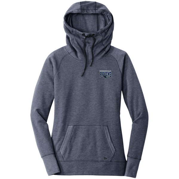 Kensington Valley Ravens New Era Ladies Tri-Blend Fleece Pullover Hoodie