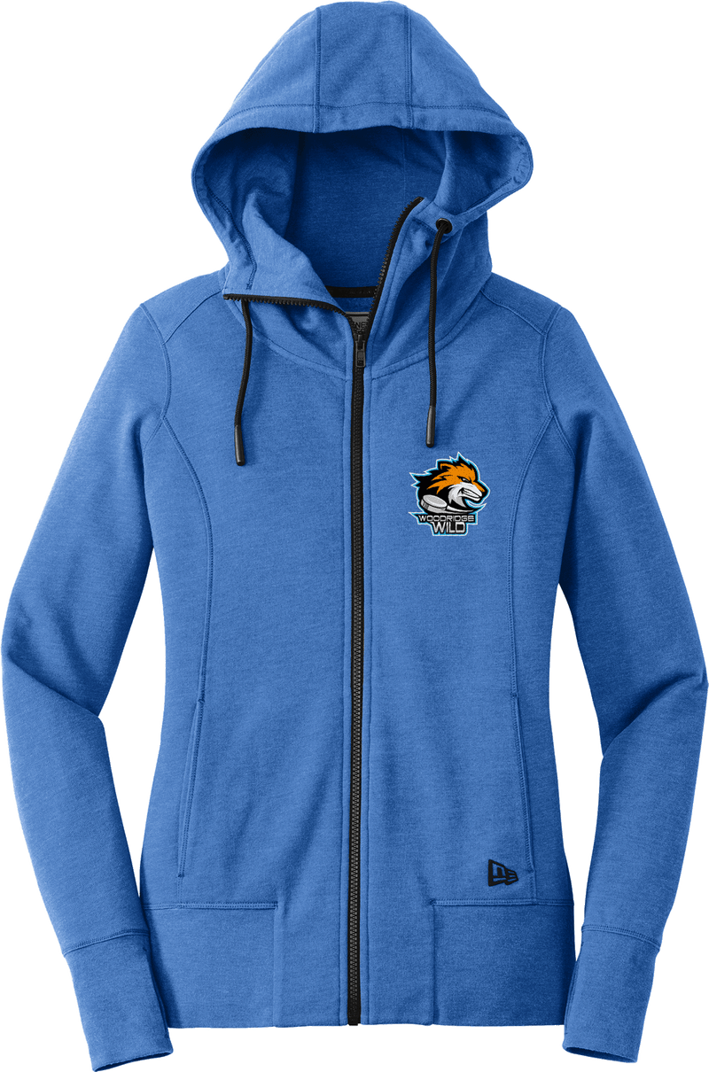 Woodridge Wild New Era Ladies Tri-Blend Fleece Full-Zip Hoodie