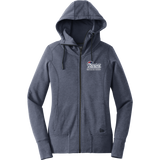 Secaucus Patriots New Era Ladies Tri-Blend Fleece Full-Zip Hoodie