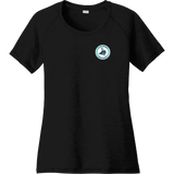 Lab Vikings Ladies PosiCharge Tri-Blend Wicking Scoop Neck Raglan Tee