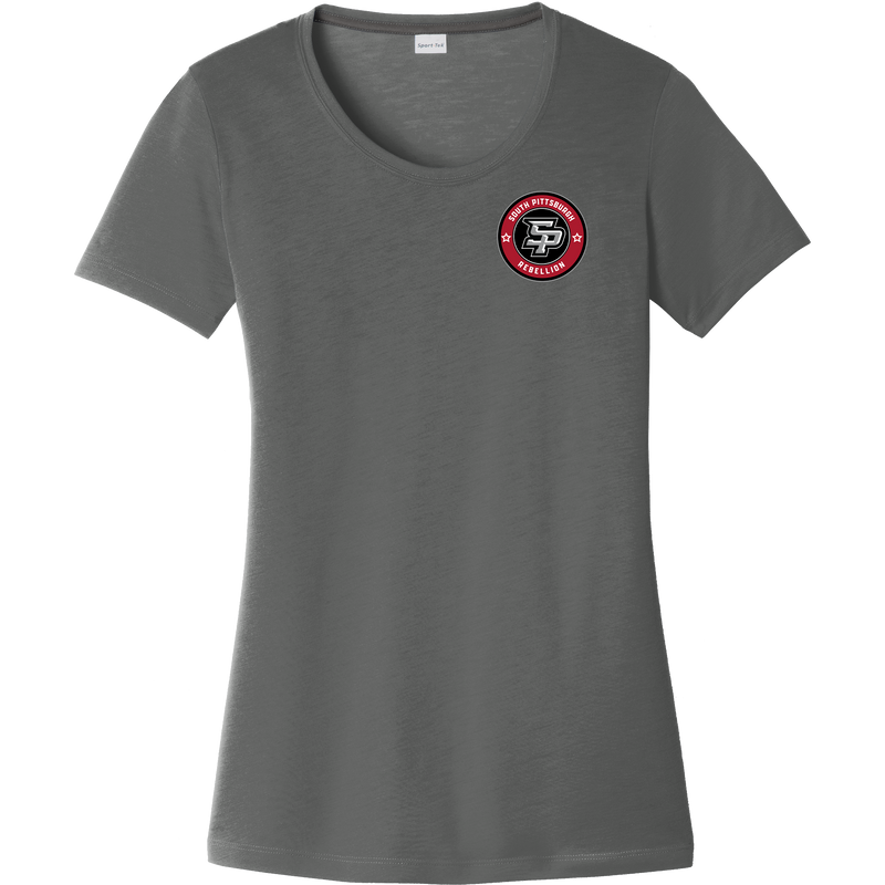 South Pittsburgh Rebellion Ladies PosiCharge Competitor Cotton Touch Scoop Neck Tee