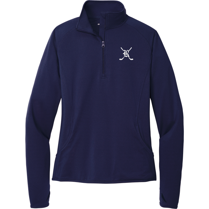 Randolph Middle School Ladies Sport-Wick Stretch 1/4-Zip Pullover