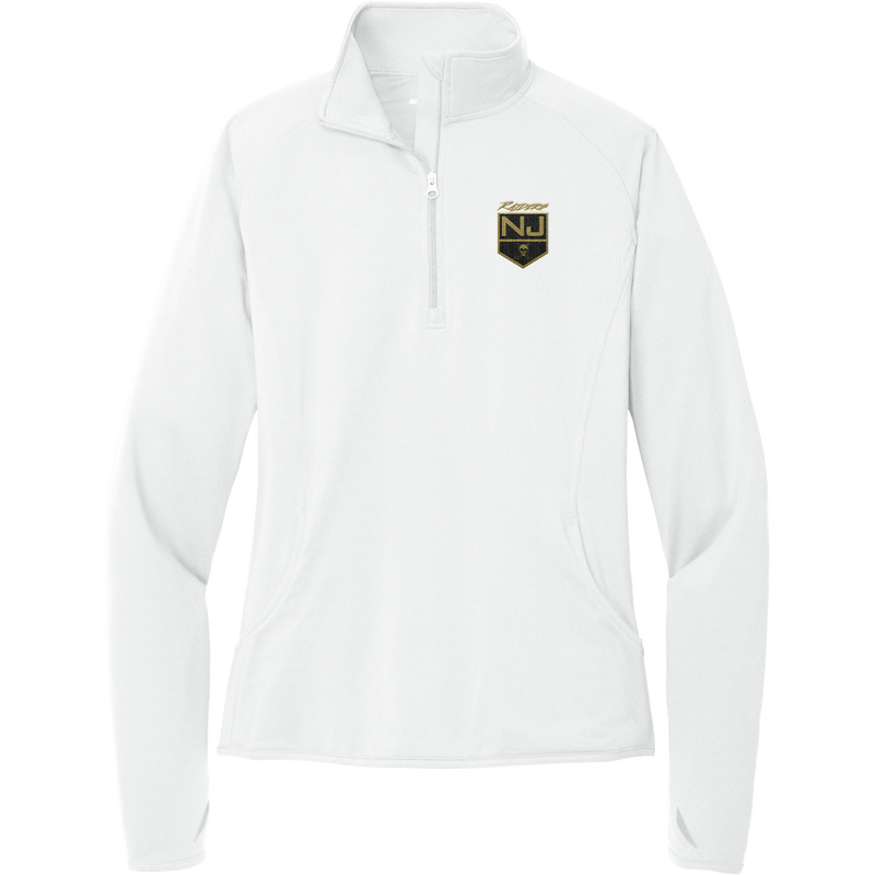 NJ Raiders Ladies Sport-Wick Stretch 1/4-Zip Pullover