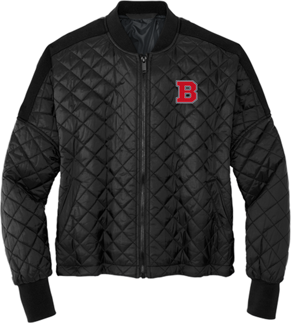 CT Bobcats Mercer+Mettle Womens Boxy Quilted Jacket