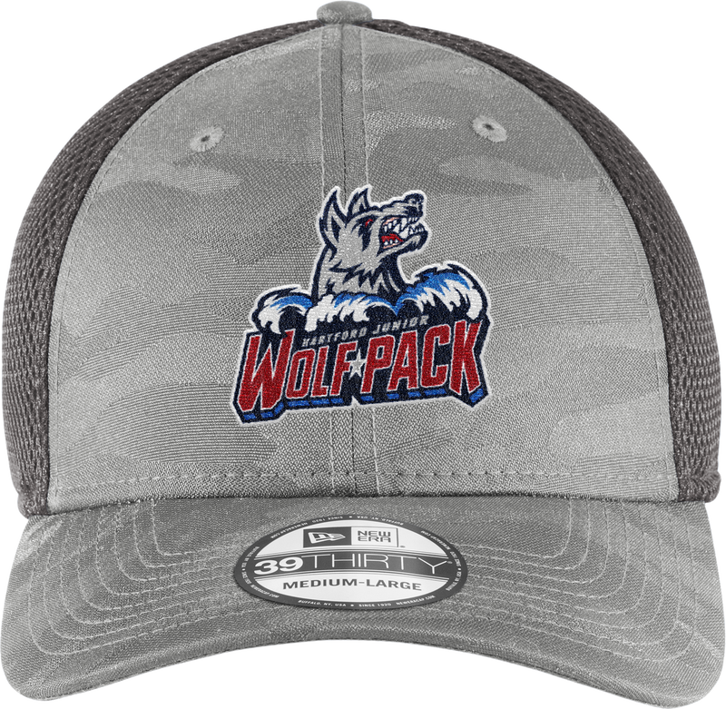 Hartford Jr. Wolfpack New Era Tonal Camo Stretch Tech Mesh Cap